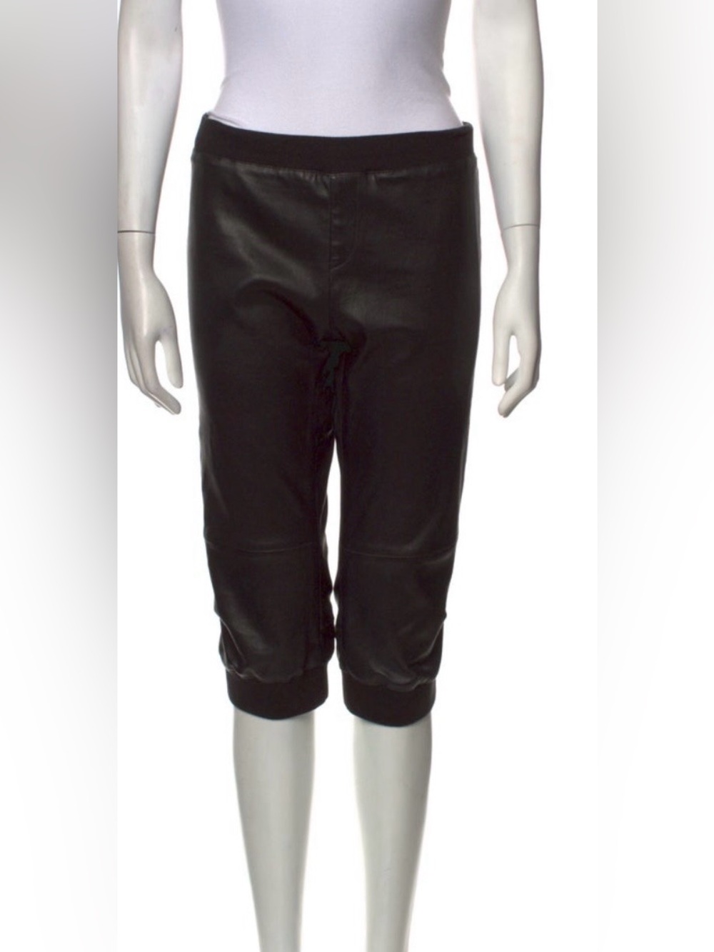 ATM Leather Jogger Capris!